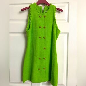 Zara Tweed Green Dress